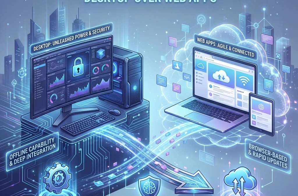 Are Desktop Applications Dead? Why Smart Businesses Still Choose Desktop Over Web Apps