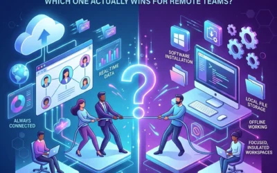 The Great Debate: Web Based Application vs Desktop Application, Which One Actually Wins for Remote Teams?
